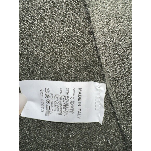 APPARIS Long Duster Cardigan Sweater Olive Green Maxi Split Sides Made in Italy - Picture 6 of 10